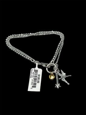 Disney Sterling Silver Tinkerbell Charm Bracelet